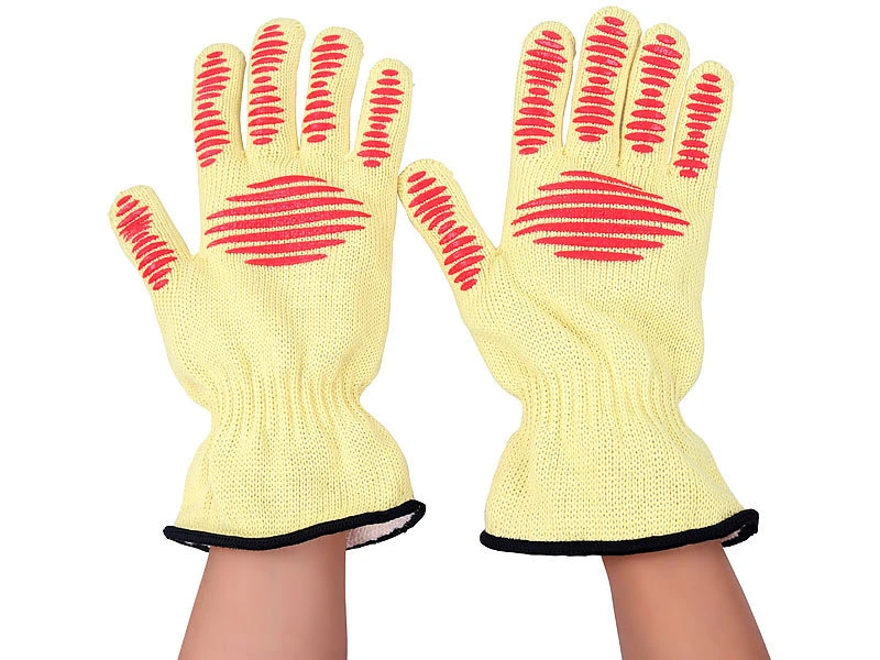 Rosenstein & Söhne Schnittschutzhandschuh:4er-Set Sicherheits-Handschuh, Hitze- & Schnittschutz, Antirutsch-Pads 9 Rosenstein & Söhne Schnittschutzhandschuh:4er-Set Sicherheits-Handschuh, Hitze- & Schnittschutz, Antirutsch-Pads – Bild 7