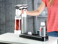 Rosenstein & Söhne Wassersprudler:Getränke-Sprudler Für Soda-Wasser, Softdrinks, Saft-Schorle, Limonade -Einrichtungsgeschäft nx5583 7
