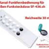CASAcontrol Funksteckdose Dimmbar:4-Kanal-Funkfernbedienung Für Außen-Funksteckdose SF-436.sh, 30 M