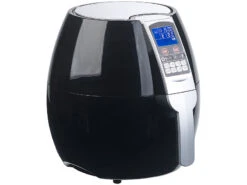 Rosenstein & Söhne Heißluft Kocher:Digitale Multi-Heißluft-Fritteuse Mit 8 Programmen, 1.500 W, 3,2 L -Einrichtungsgeschäft nx5760 5