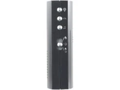 CASAcontrol Funkglocke:Kabellose Funk-Türklingel Mit 2 Empfängern (Licht & Ton), 100 M, IPX4 -Einrichtungsgeschäft nx5775 5