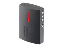 CASAcontrol Funkglocke:Kabellose Funk-Türklingel Mit 2 Empfängern (Licht & Ton), 100 M, IPX4 -Einrichtungsgeschäft nx5775 7