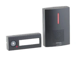 CASAcontrol Funkglocke:Kabellose Funk-Türklingel Mit 2 Empfängern (Licht & Ton), 100 M, IPX4 -Einrichtungsgeschäft nx5776 1