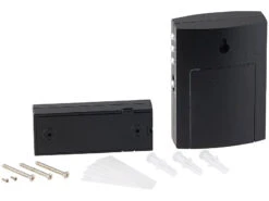 CASAcontrol Funkglocke:Kabellose Funk-Türklingel Mit 2 Empfängern (Licht & Ton), 100 M, IPX4 -Einrichtungsgeschäft nx5776 10