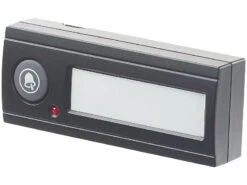 CASAcontrol Funkglocke:Kabellose Funk-Türklingel Mit 2 Empfängern (Licht & Ton), 100 M, IPX4 -Einrichtungsgeschäft nx5776 7