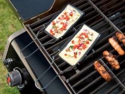 Rosenstein & Söhne Raclette Pfännchen:6er-Set Grill-Pfännchen Mit Klappbarem Griff, Spülmaschinenfest -Einrichtungsgeschäft nx6046 4 1