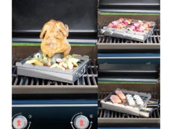 Rosenstein & Söhne Grillaufsatz:5in1-Grill-Aufsatz Aus Edelstahl, 4 Spieße, Für Hähnchen, Gemüse & Co. 19 Rosenstein & Söhne Grillaufsatz:5in1-Grill-Aufsatz Aus Edelstahl, 4 Spieße, Für Hähnchen, Gemüse & Co. -Einrichtungsgeschäft nx6049 12