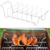 Rosenstein & Söhne Rippchenhalter:2in1-Sparerib-Halter Und Bratenkorb Für Grill Und Ofen, Edelstahl 2 Rosenstein & Söhne Rippchenhalter:2in1-Sparerib-Halter Und Bratenkorb Für Grill Und Ofen, Edelstahl -Einrichtungsgeschäft nx6050 5