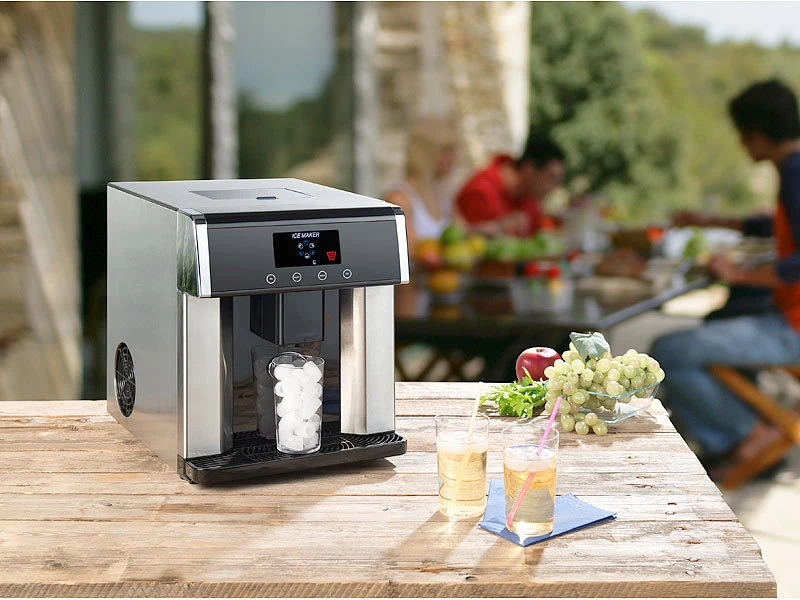 Rosenstein & Söhne Eiswürfel Bereiter:Eiswürfelmaschine & Wasserspender V2 Mit XL-Display, Versandrückläufer 7 Rosenstein & Söhne Eiswürfel Bereiter:Eiswürfelmaschine & Wasserspender V2 Mit XL-Display, Versandrückläufer – Bild 5