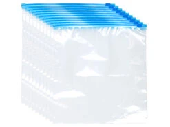 Rosenstein & Söhne Gefrierbeutel:30 Zip-Verschluss Gefrier-Beutel, 1/3/6 Liter, 68 µm -Einrichtungsgeschäft nx6071 11