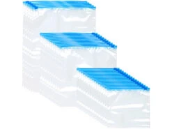 Rosenstein & Söhne Allzweckbeutel:60 Zip-Verschluss Gefrier-Beutel, 1/3/6 Liter, 68 µm -Einrichtungsgeschäft nx6071 13 1