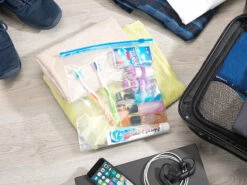 Rosenstein & Söhne Allzweckbeutel:60 Zip-Verschluss Gefrier-Beutel, 1/3/6 Liter, 68 µm -Einrichtungsgeschäft nx6071 15