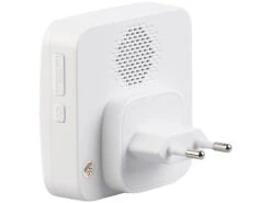 CASAcontrol Haustürklingel Ton:Batterielose Funk-Türklingel Mit Steckdosen-Empfänger, 36 Töne, IP44 -Einrichtungsgeschäft nx6131 5