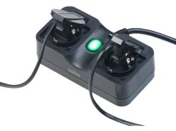 Luminea Home Control WLAN Aufputz Steckdose:2-fach-WLAN-Outdoor-Steckdosenleiste, App, Sprachsteuerung, 15 A, IP44 -Einrichtungsgeschäft nx6153 3