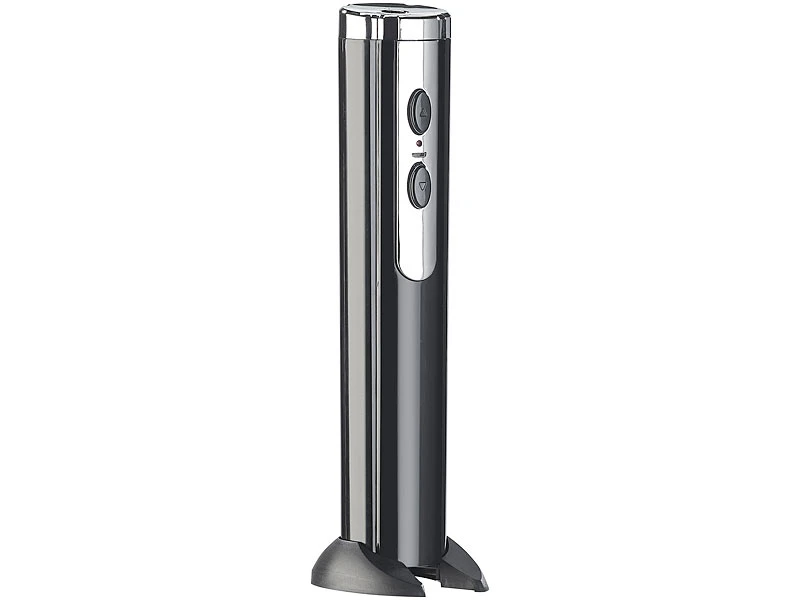 Rosenstein & Söhne Korkenzieher Automatisch:Elektrischer Korkenzieher Zum Öffnen Von Weinflaschen, Akku, Schwarz 4 Rosenstein & Söhne Korkenzieher Automatisch:Elektrischer Korkenzieher Zum Öffnen Von Weinflaschen, Akku, Schwarz – Bild 2