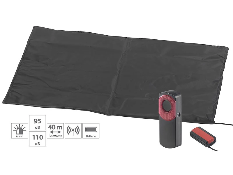 VisorTech Alarmmatte:Tür-Trittmatte Mit Integrierter Funk-Klingel Und Alarm-Funktion 3 VisorTech Alarmmatte:Tür-Trittmatte Mit Integrierter Funk-Klingel Und Alarm-Funktion