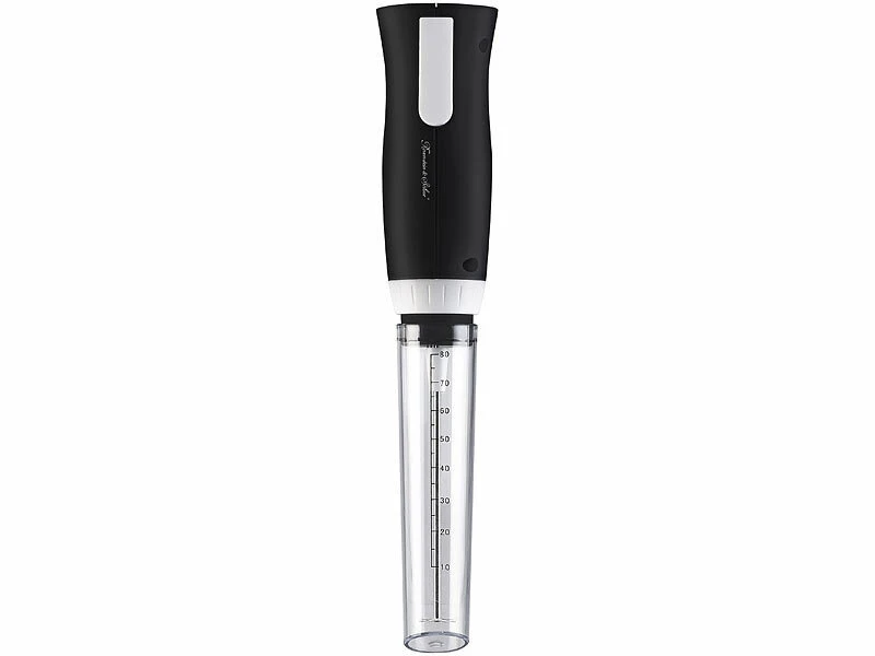 Rosenstein & Söhne Mini Mixer:Elektrischer Profi-Mini-Handmixer, Mixbecher-Aufsatz, 2 Stufen, 30 W 8 Rosenstein & Söhne Mini Mixer:Elektrischer Profi-Mini-Handmixer, Mixbecher-Aufsatz, 2 Stufen, 30 W – Bild 6