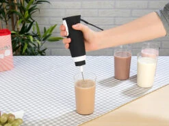 Rosenstein & Söhne Mini Mixer:Elektrischer Profi-Mini-Handmixer, Mixbecher-Aufsatz, 2 Stufen, 30 W 13 Rosenstein & Söhne Mini Mixer:Elektrischer Profi-Mini-Handmixer, Mixbecher-Aufsatz, 2 Stufen, 30 W -Einrichtungsgeschäft nx6274 6