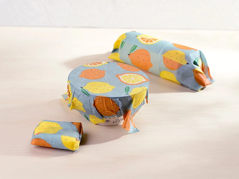 Rosenstein & Söhne Wachspapier Lebensmittel:9er-Set Bienenwachspapier Für Lebensmittel, 3 Verschiedene Größen 11 Rosenstein & Söhne Wachspapier Lebensmittel:9er-Set Bienenwachspapier Für Lebensmittel, 3 Verschiedene Größen – Bild 9