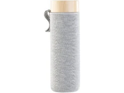 Cucina Di Modena Teeflasche:2er-Set Doppelwandige Glas-Trinkflaschen Mit Neopren-Hülle & Tee-Sieb -Einrichtungsgeschäft nx6310 1