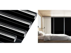 Infactory Sichtschutz Folien:4er-Set Sichtschutzfolie Mit UV-Schutz, Selbstklebend, 50 X 200 Cm