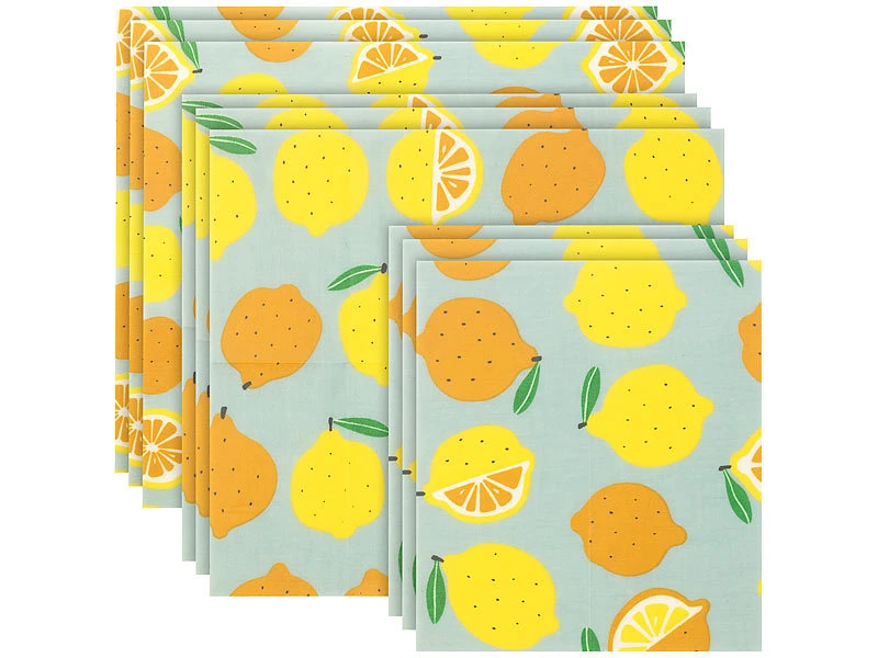 Rosenstein & Söhne Wachspapier Lebensmittel:9er-Set Bienenwachspapier Für Lebensmittel, 3 Verschiedene Größen 4 Rosenstein & Söhne Wachspapier Lebensmittel:9er-Set Bienenwachspapier Für Lebensmittel, 3 Verschiedene Größen – Bild 2