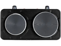 Rosenstein & Söhne 2 Platten Herd:Kompakte Elektrische Doppel-Kochplatte, Ø 15,5 Und 18,5 Cm, 2.500 Watt -Einrichtungsgeschäft nx6374 2
