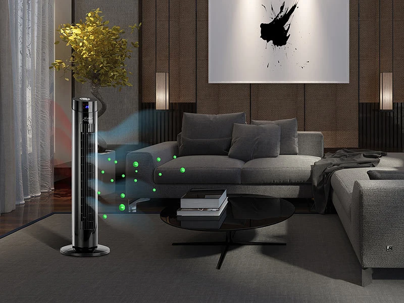 Sichler Turm-Lüfter-Ventilator:Turmventilator, Ionisator, WLAN & App, Siri, Versandrückläufer 8 Sichler Turm-Lüfter-Ventilator:Turmventilator, Ionisator, WLAN & App, Siri, Versandrückläufer – Bild 6