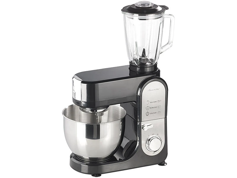 Rosenstein & Söhne All In One Küchengerät:All-in-One-Küchenmaschine Mit Fleischwolf Und Mixaufsatz, 1.000 Watt 7 Rosenstein & Söhne All In One Küchengerät:All-in-One-Küchenmaschine Mit Fleischwolf Und Mixaufsatz, 1.000 Watt – Bild 5