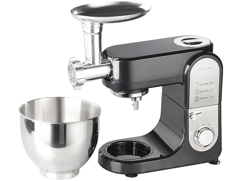 Rosenstein & Söhne All In One Küchengerät:All-in-One-Küchenmaschine Mit Fleischwolf Und Mixaufsatz, 1.000 Watt 15 Rosenstein & Söhne All In One Küchengerät:All-in-One-Küchenmaschine Mit Fleischwolf Und Mixaufsatz, 1.000 Watt – Bild 13