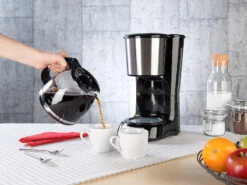 Rosenstein & Söhne Filterkaffeemaschinen:Programmierbare Kaffeemaschine Für Bis Zu 12 Tassen, Timer, 1.000 Watt -Einrichtungsgeschäft nx6802 7