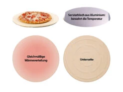 Cucina Di Modena Grillzubehör:Runder Pizzastein Mit Aluminium-Servierblech, Ø 33 Cm 16 Cucina Di Modena Grillzubehör:Runder Pizzastein Mit Aluminium-Servierblech, Ø 33 Cm -Einrichtungsgeschäft nx6804 7