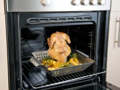 Rosenstein & Söhne Hähnchengriller:BBQ-Hähnchen-Griller Mit Aroma-Behälter Für Ganze Hähnchen -Einrichtungsgeschäft nx6818 3 1