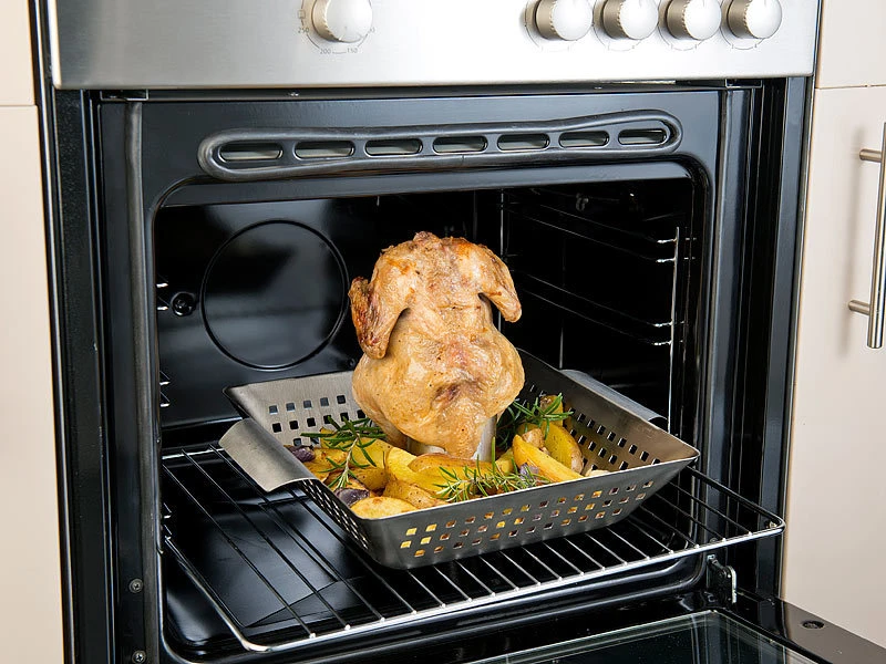 Rosenstein & Söhne BBQ Hähnchengriller:BBQ-Hähnchen-Griller Mit Aroma-Behälter Versandrückläufer 8 Rosenstein & Söhne BBQ Hähnchengriller:BBQ-Hähnchen-Griller Mit Aroma-Behälter Versandrückläufer – Bild 6