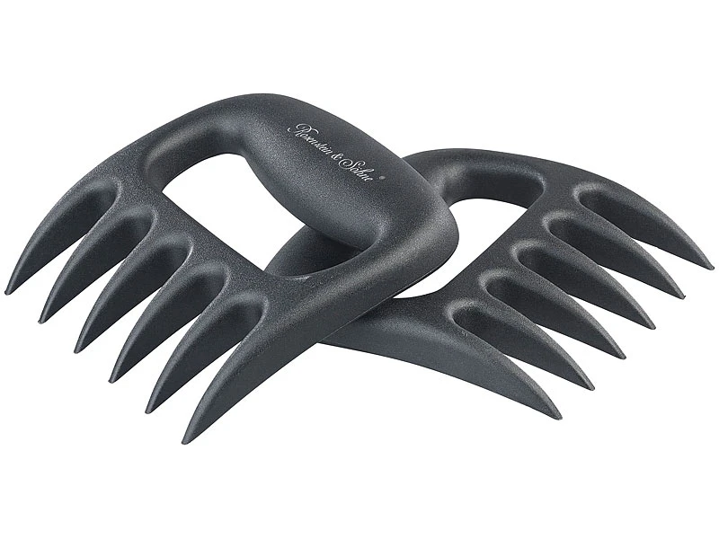 Rosenstein & Söhne Fleischkralle:2er-Set Fleisch-Krallen Aus Hitzebeständigem Kunststoff, BPA-frei 8 Rosenstein & Söhne Fleischkralle:2er-Set Fleisch-Krallen Aus Hitzebeständigem Kunststoff, BPA-frei – Bild 6