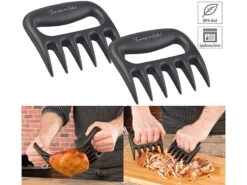 Rosenstein & Söhne Fleischkrallen:6er-Set Fleisch-Krallen Aus Hitzebeständigem Kunststoff, BPA-frei -Einrichtungsgeschäft nx6841 4