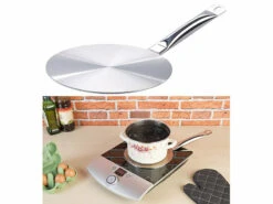 Rosenstein & Söhne Induktionskochplatte:Universal-Adapterplatte Für Induktions-Kochfelder, Ø 24 Cm