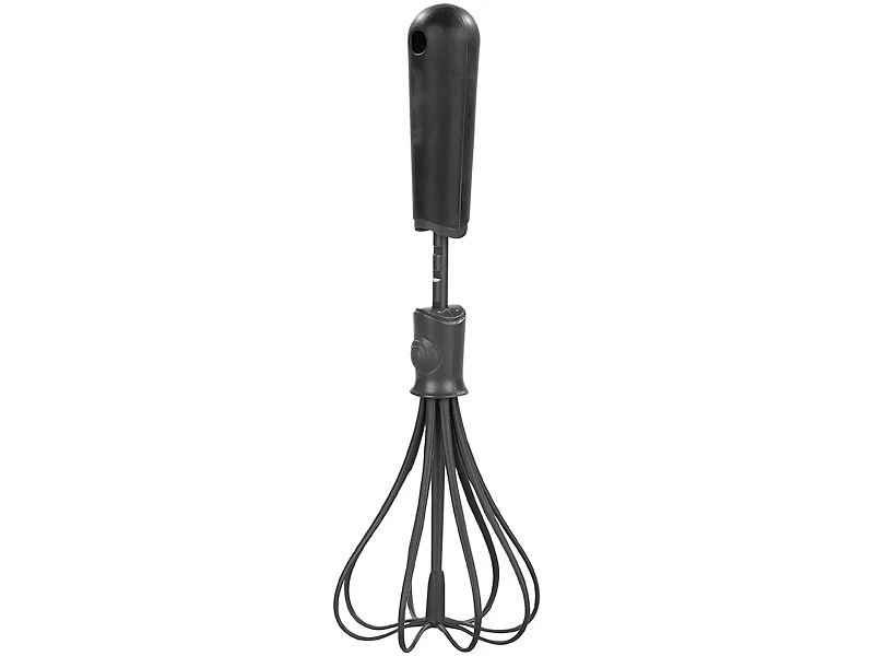 Rosenstein & Söhne Schneebesen Plastik:2er-Set Flexible Schneebesen, Verstellbare Breite 14 Rosenstein & Söhne Schneebesen Plastik:2er-Set Flexible Schneebesen, Verstellbare Breite – Bild 12