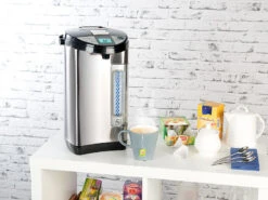 Rosenstein & Söhne Wasserkocher:Heißwasserspender, 5-Liter-Wassertank, 5 Temperaturstufen, 1.200 Watt -Einrichtungsgeschäft nx6903 8