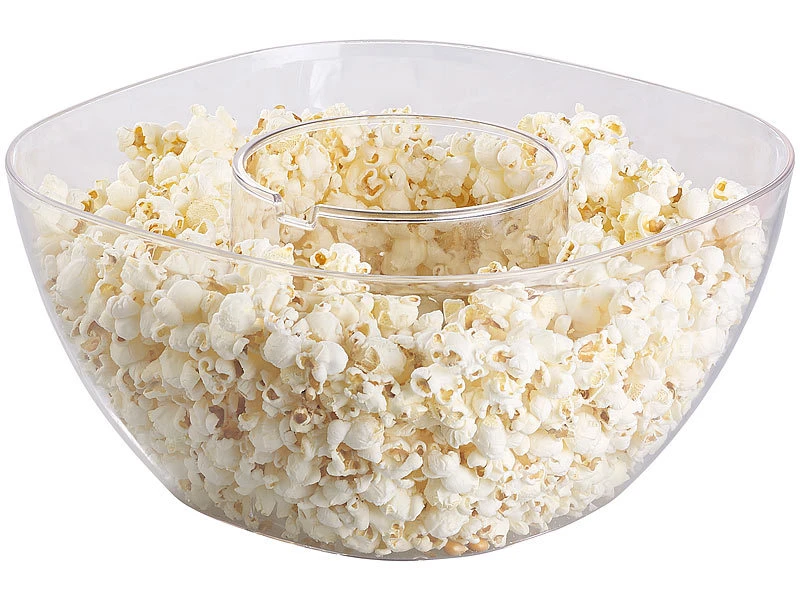 Rosenstein & Söhne Popcorn-Selbermachen:Heißluft-Popcorn-Maschine Mit Auffangschale, Für 80 G Mais, 1.200 Watt 4 Rosenstein & Söhne Popcorn-Selbermachen:Heißluft-Popcorn-Maschine Mit Auffangschale, Für 80 G Mais, 1.200 Watt – Bild 2