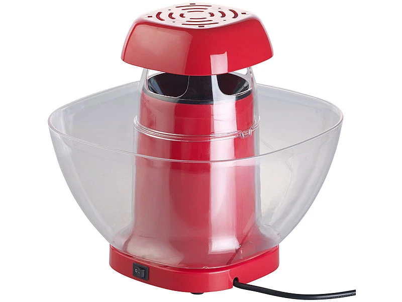 Rosenstein & Söhne Popcorn-Selbermachen:Heißluft-Popcorn-Maschine Mit Auffangschale, Für 80 G Mais, 1.200 Watt 10 Rosenstein & Söhne Popcorn-Selbermachen:Heißluft-Popcorn-Maschine Mit Auffangschale, Für 80 G Mais, 1.200 Watt – Bild 8