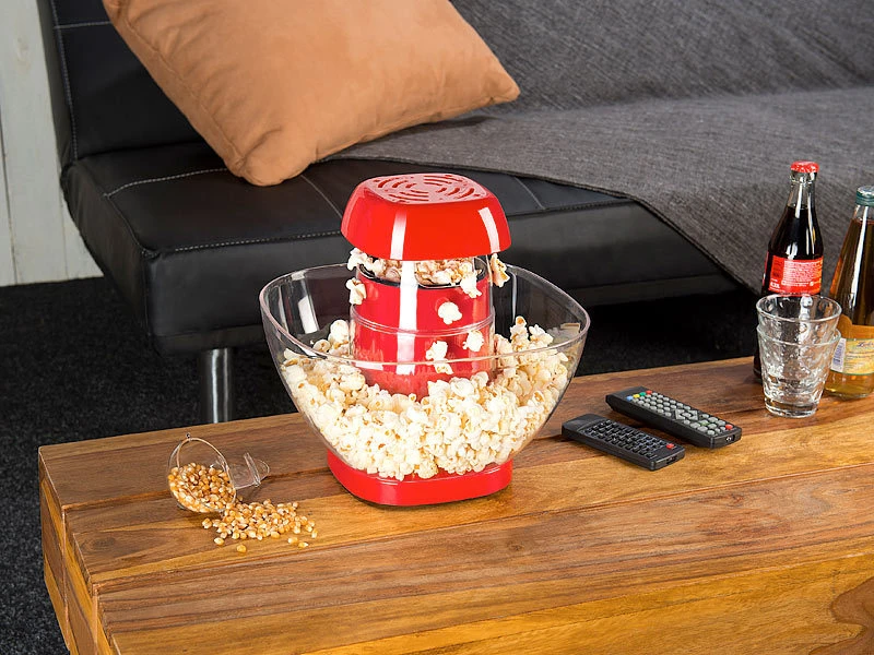 Rosenstein & Söhne Popcorn-Selbermachen:Heißluft-Popcorn-Maschine Mit Auffangschale, Für 80 G Mais, 1.200 Watt 6 Rosenstein & Söhne Popcorn-Selbermachen:Heißluft-Popcorn-Maschine Mit Auffangschale, Für 80 G Mais, 1.200 Watt – Bild 4