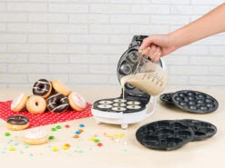 Rosenstein & Söhne Waffeleisen Donutmaker:3in1-Donut-, Cupcake- Und Cakepop-Maker, Versandrückläufer -Einrichtungsgeschäft nx6920 7 1