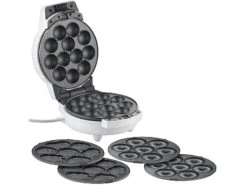 Rosenstein & Söhne Waffeleisen Donutmaker:3in1-Donut-, Cupcake- Und Cakepop-Maker, Versandrückläufer -Einrichtungsgeschäft nx6920 9 1