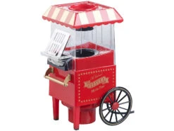 Rosenstein & Söhne Popkornmaker:Retro-Heißluft-Popcorn-Maschine, Miniatur-Rollwagen-Optik, 1.200 Watt 13 Rosenstein & Söhne Popkornmaker:Retro-Heißluft-Popcorn-Maschine, Miniatur-Rollwagen-Optik, 1.200 Watt -Einrichtungsgeschäft nx6933 4