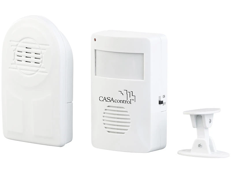 CASAcontrol Bewegungsmelder:Batterie-Funk-Durchgangsmelder, PIR-Bewegungssensor, Klingel-Funktion 5 CASAcontrol Bewegungsmelder:Batterie-Funk-Durchgangsmelder, PIR-Bewegungssensor, Klingel-Funktion – Bild 3