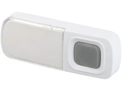 CASAcontrol Lichtklingel Funk:Steckdosen-Funk-Klingel Mit Optischem Signal & Zweitem Empfänger, IP54 -Einrichtungsgeschäft nx6965 0