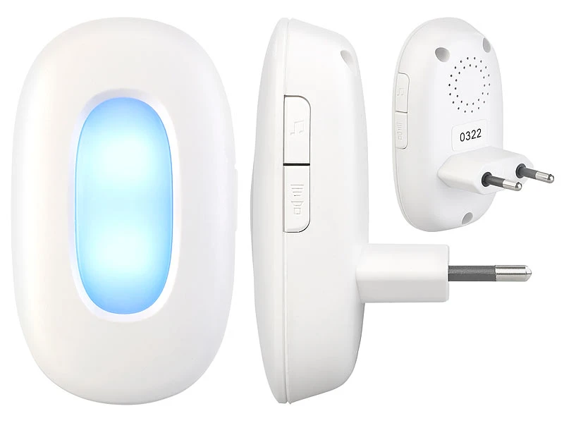 CASAcontrol Lichtklingel:Steckdosen-Funk-Klingel Mit Optischem Signal, 15 Melodien, 50 M, IP54 7 CASAcontrol Lichtklingel:Steckdosen-Funk-Klingel Mit Optischem Signal, 15 Melodien, 50 M, IP54 – Bild 5