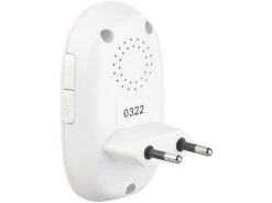 CASAcontrol Lichtklingel Funk:Steckdosen-Funk-Klingel Mit Optischem Signal & Zweitem Empfänger, IP54 -Einrichtungsgeschäft nx6965 5