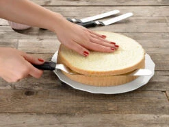 Rosenstein & Söhne Kuchenpalette Klein:3er-Set Edelstahl-Winkelpaletten In 3 Größen Mit Ergonomischen Griffen -Einrichtungsgeschäft nx6987 6